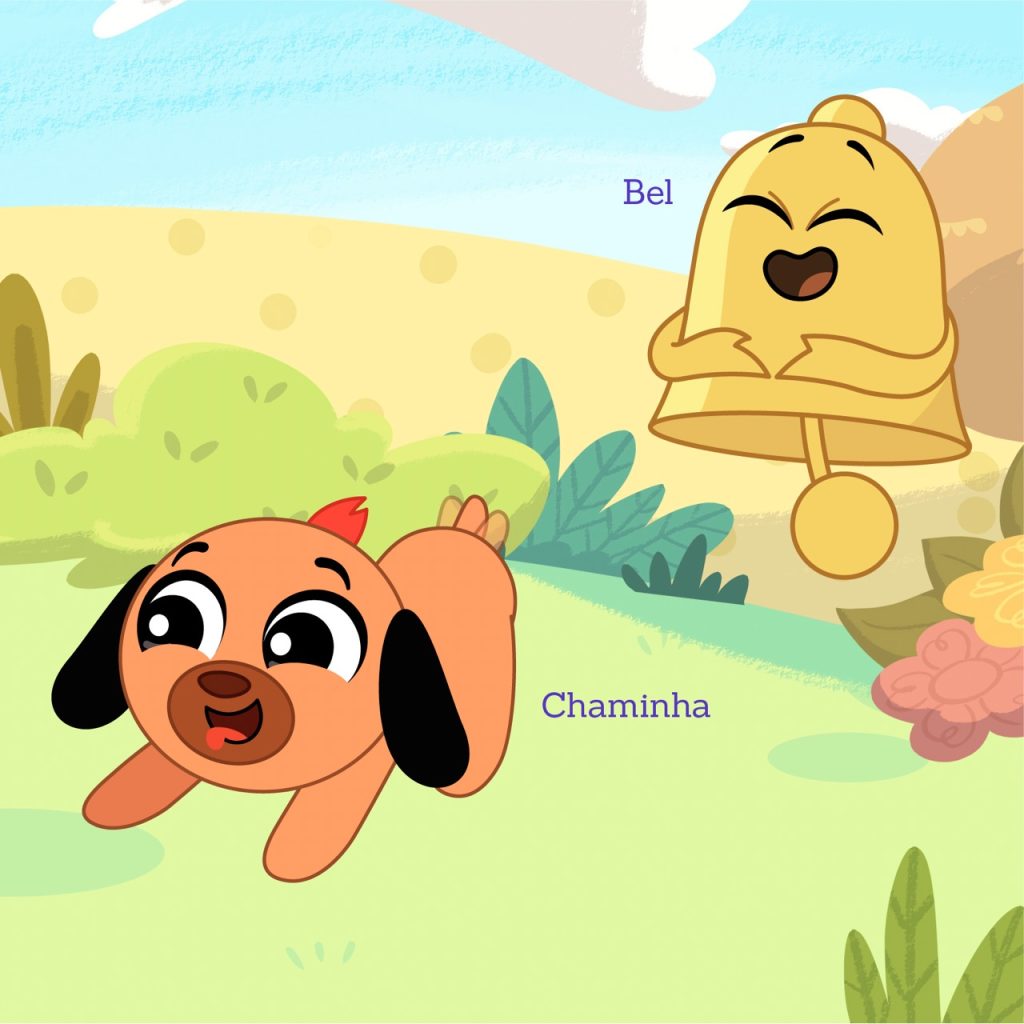 Personagens Chamita e Bel da Turminha da Havan
