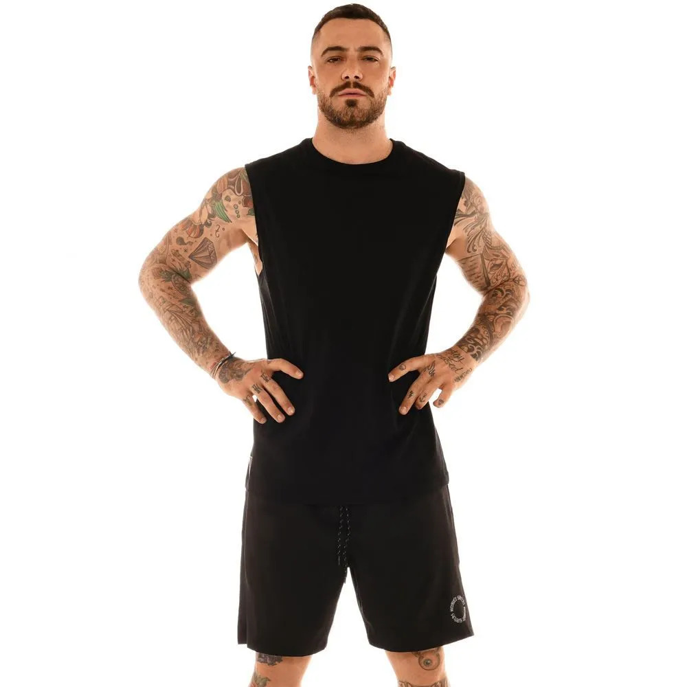 regata masculina preta moda fitness Havan
