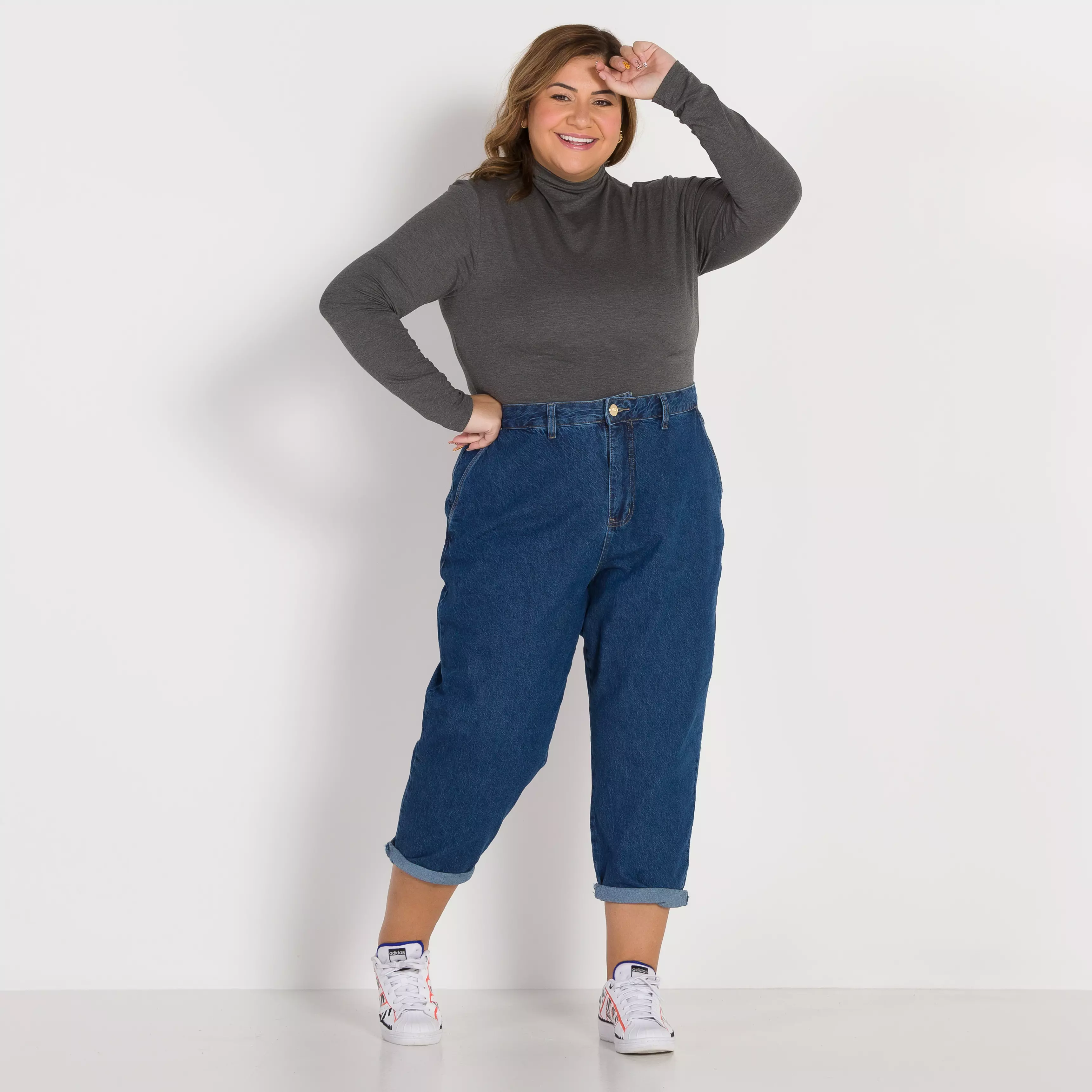 Calça Mom Jeans Patrícia Foster Moda Havan