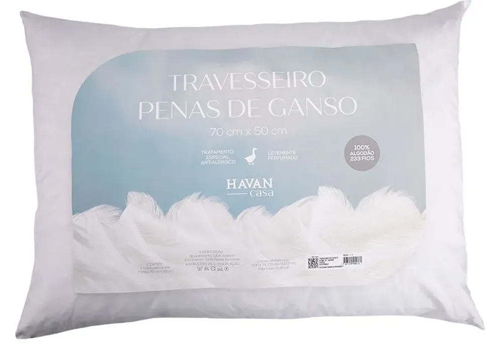 Travesseiro Pena de Ganso Havan