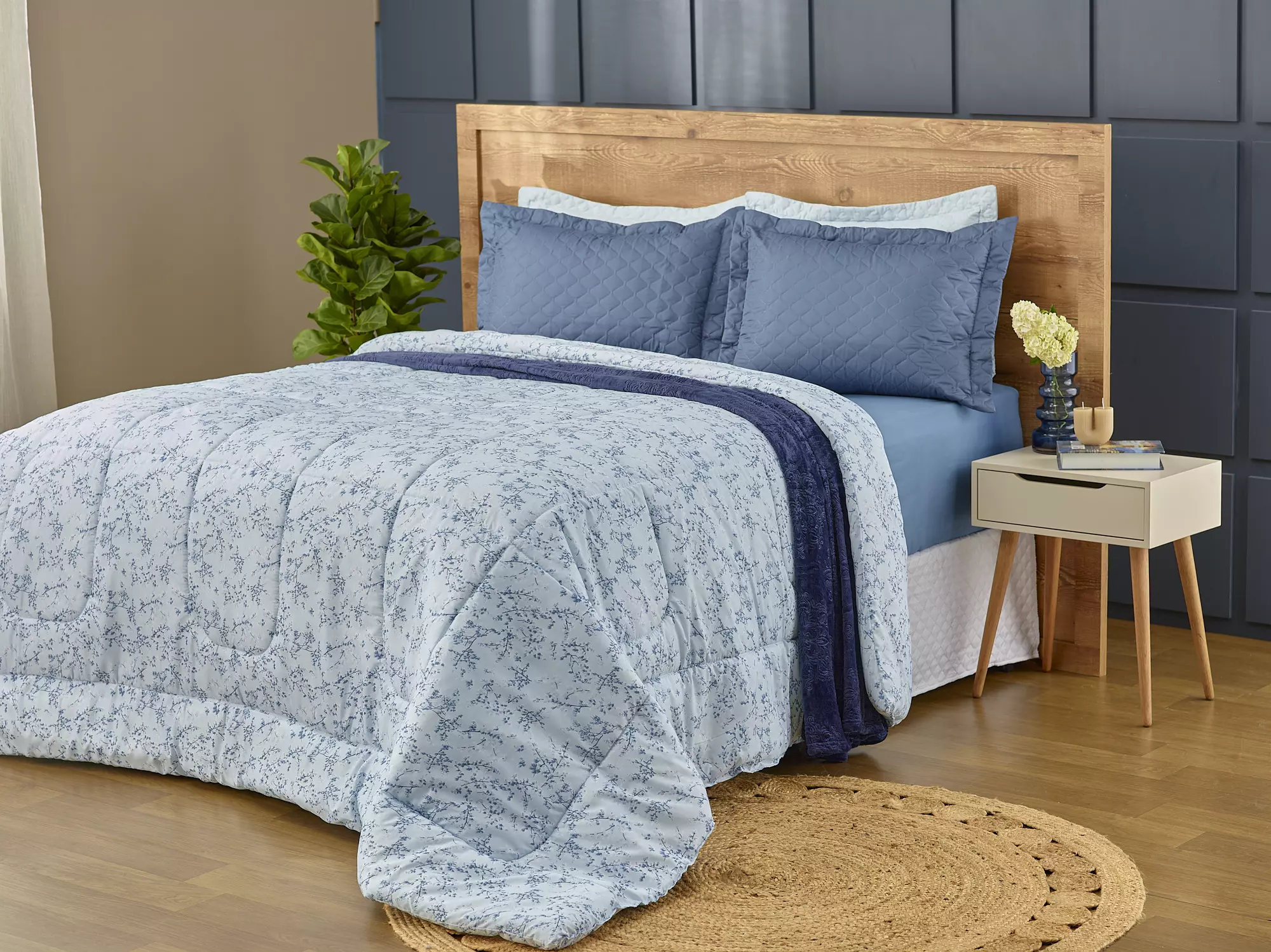 Quarto azul Havan Casa 2023