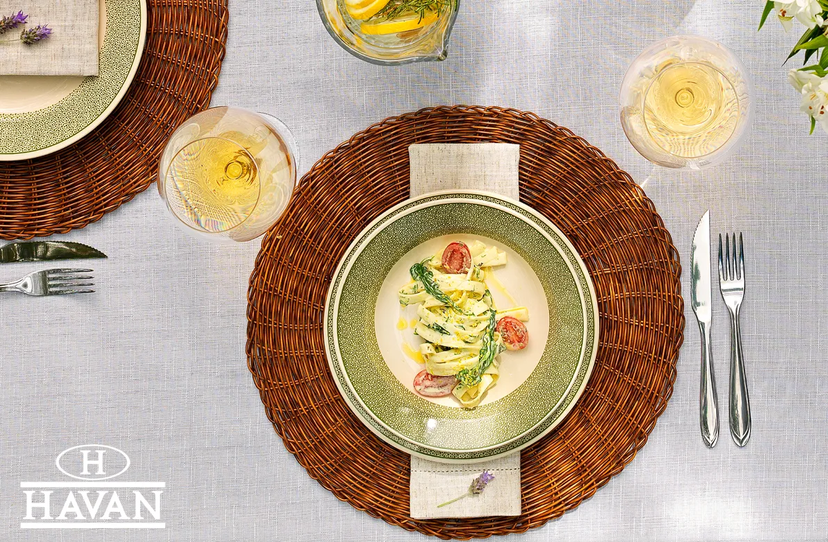 Mesa posta simples almoço Havan Casa