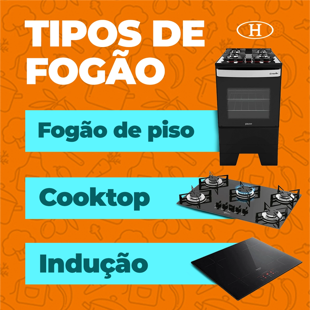 Tipos de Fogão Cooktop Fogão de Piso e Fogão de Indução Blog Havan