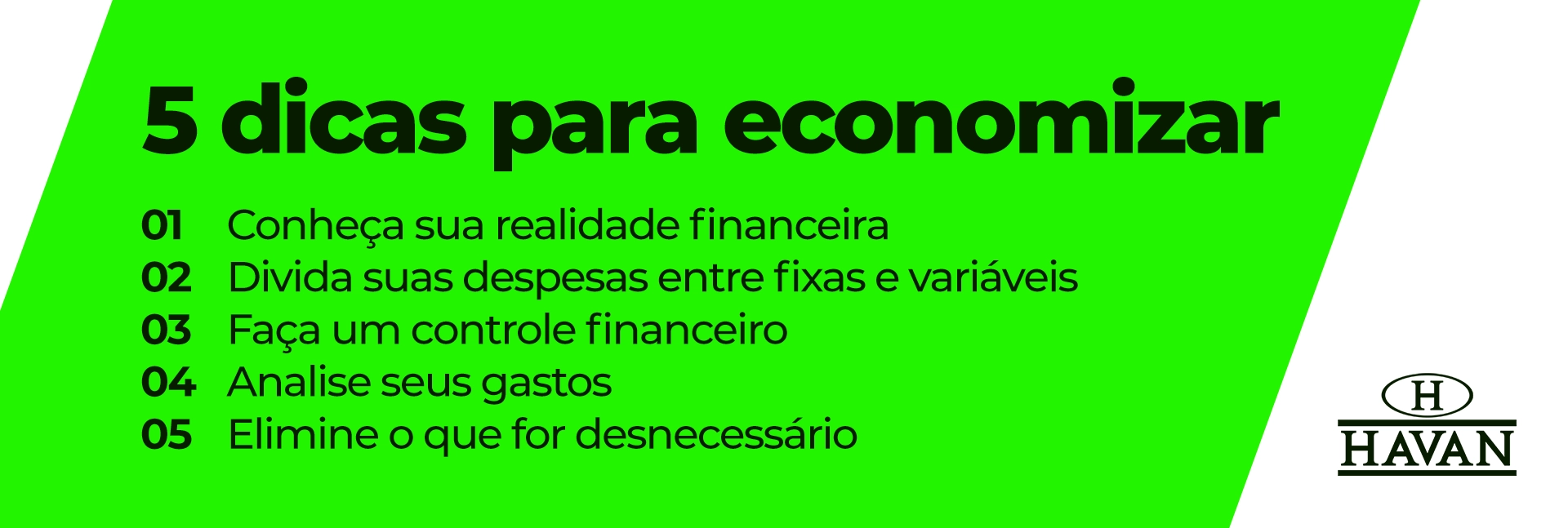 5 dicas de como economizar dinheiro Blog Havan