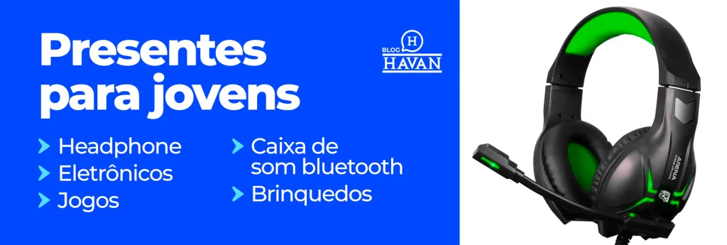 o que comprar para crianças e jovens