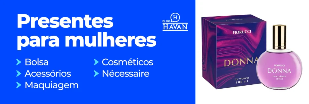 Ideias de presentes de Natal para mulheres