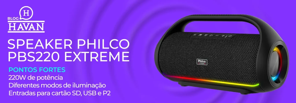 Speaker Philco PBS220 Extreme Havan